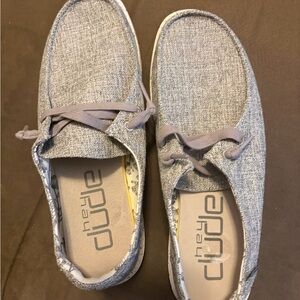 Hey Dude Light Gray Loafers